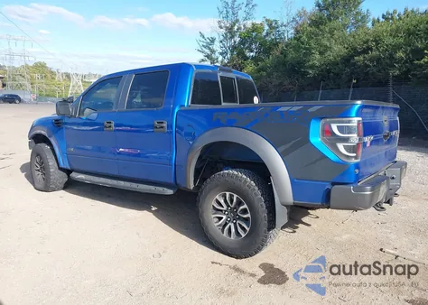 2012 Ford F-150 Svt Raptor из США, поврежденный, VIN 1FTFW1R66CFC87139